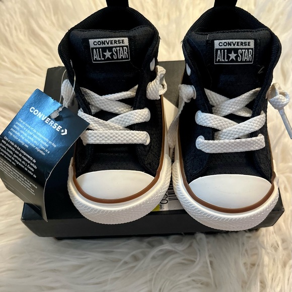 Infant Converse Chuck Taylor All Star Street Mid Toddler's Shoes - Picture 3 of 7